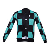 Halloweez Kamado Tanjirou Cosplay Zip-Up Jacket - Premium Anime Costume - Halloweez